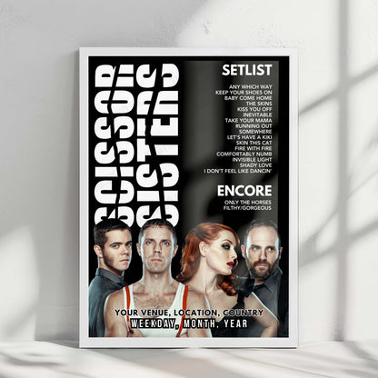 Scissor Sisters Setlist Poster - Co-op Live, Manchester - May 21st, 2025