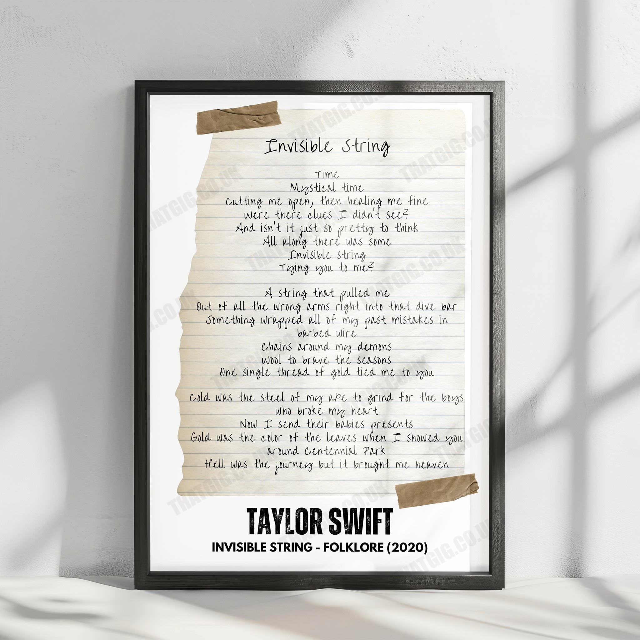 Taylor Swift Invisibble String Taylor Swift
