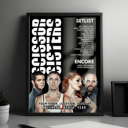 Scissor Sisters Setlist Poster - Motorpoint Arena, Nottingham - May 16th, 2025