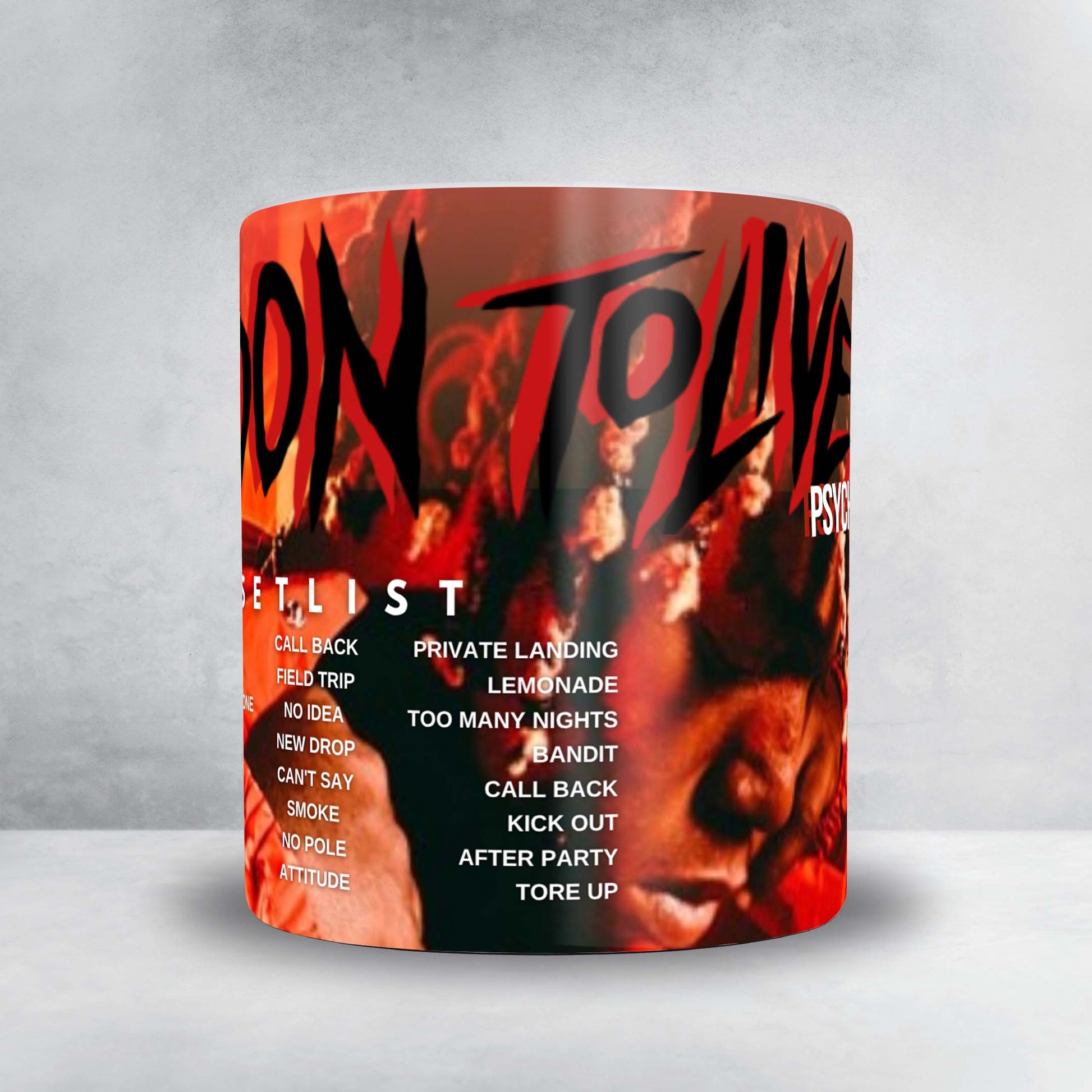 Don Toliver Setlist Mug - Vorst Nationaal / Forest National, Vorst / Forest - May 27th, 2025