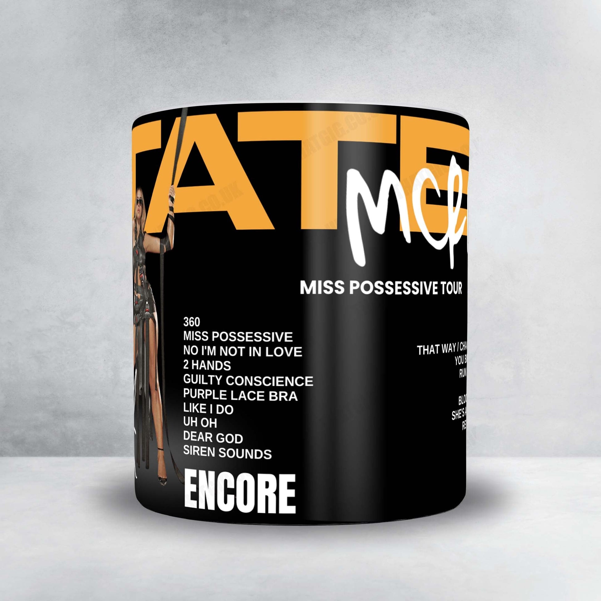 Tate McRae Setlist Mug - 3Arena, Dublin - May 16th, 2025