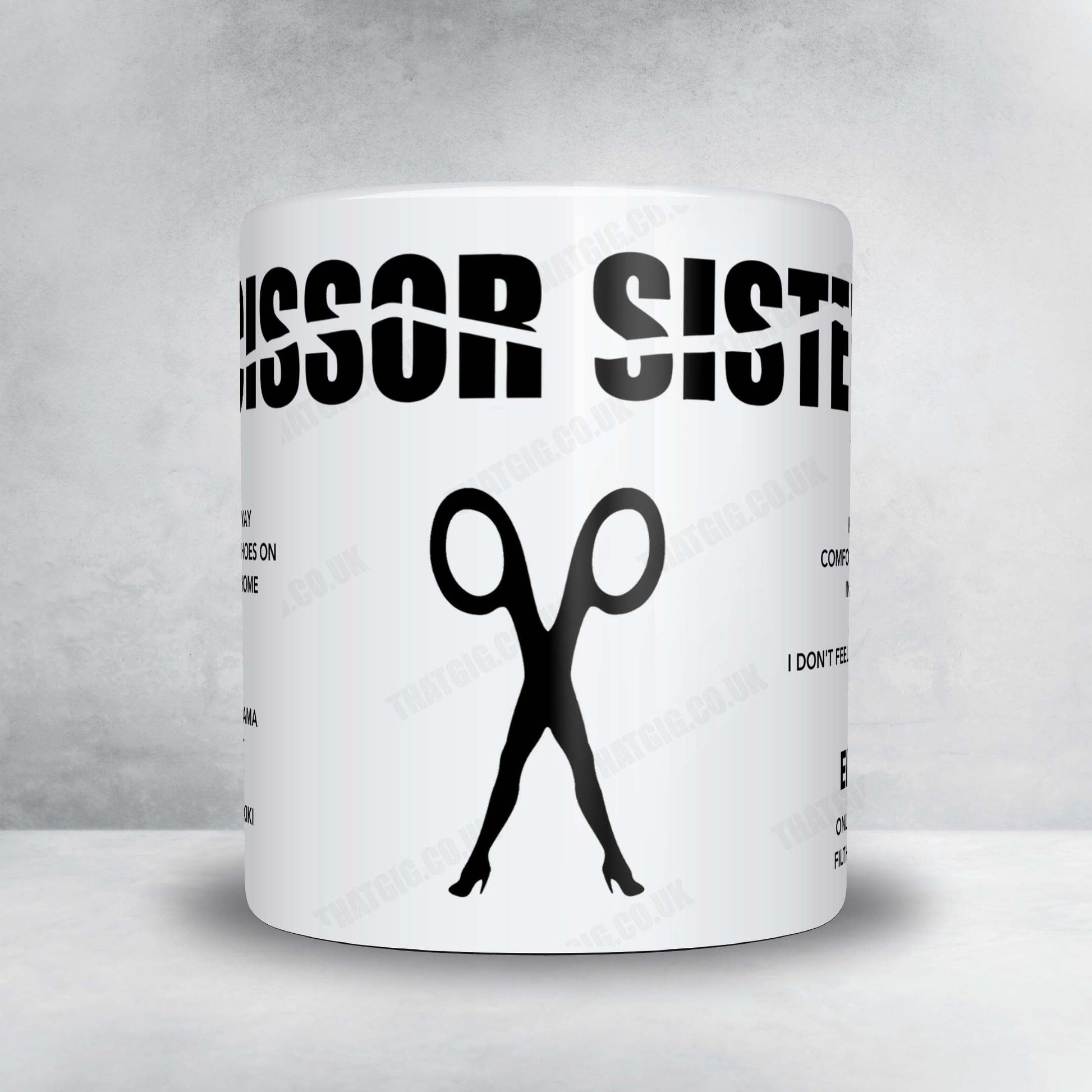 Scissor Sisters Setlist Mug - Bournemouth International Centre, Bournemouth - May 19th, 2025