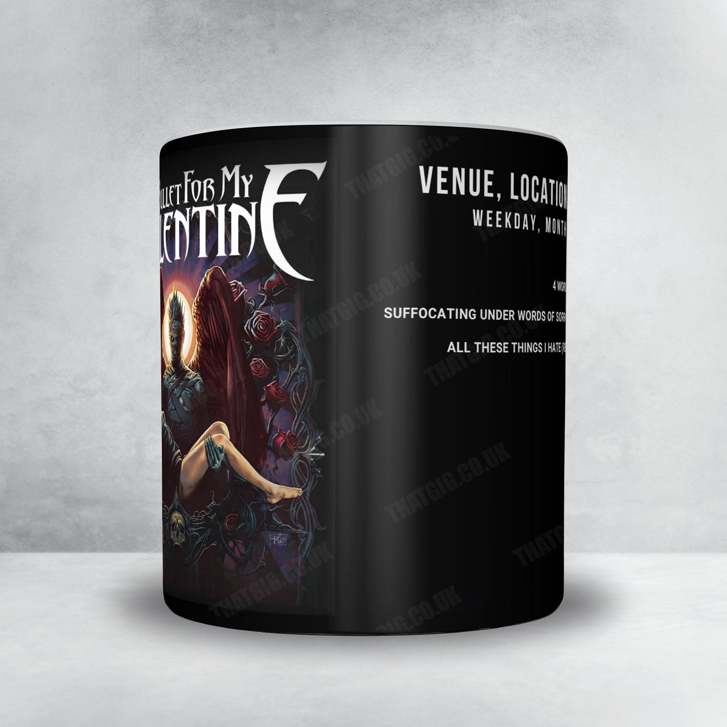 Bullet for My Valentine Setlist Poster - Donington Park, Castle Donington - June 15th, 2025