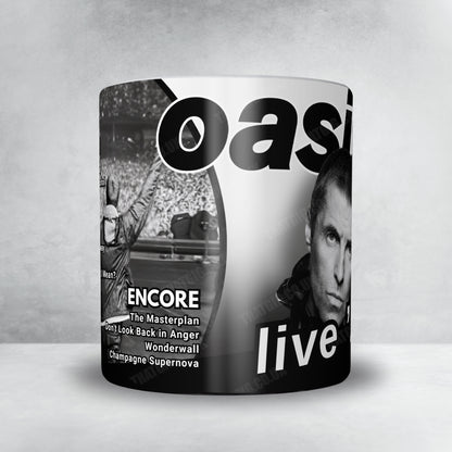 Oasis Setlist Poster - Heaton Park, Manchester - July 16th, 2025