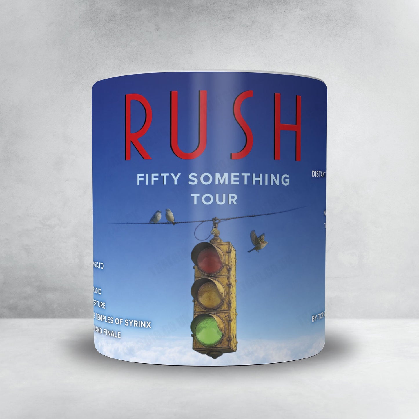 Rush Setlist Poster - Mohegan Sun Arena, Uncasville - November 1st, 2026
