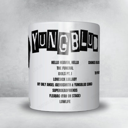 YUNGBLUD Setlist Mug - The O2 Arena, London - April 24th, 2026