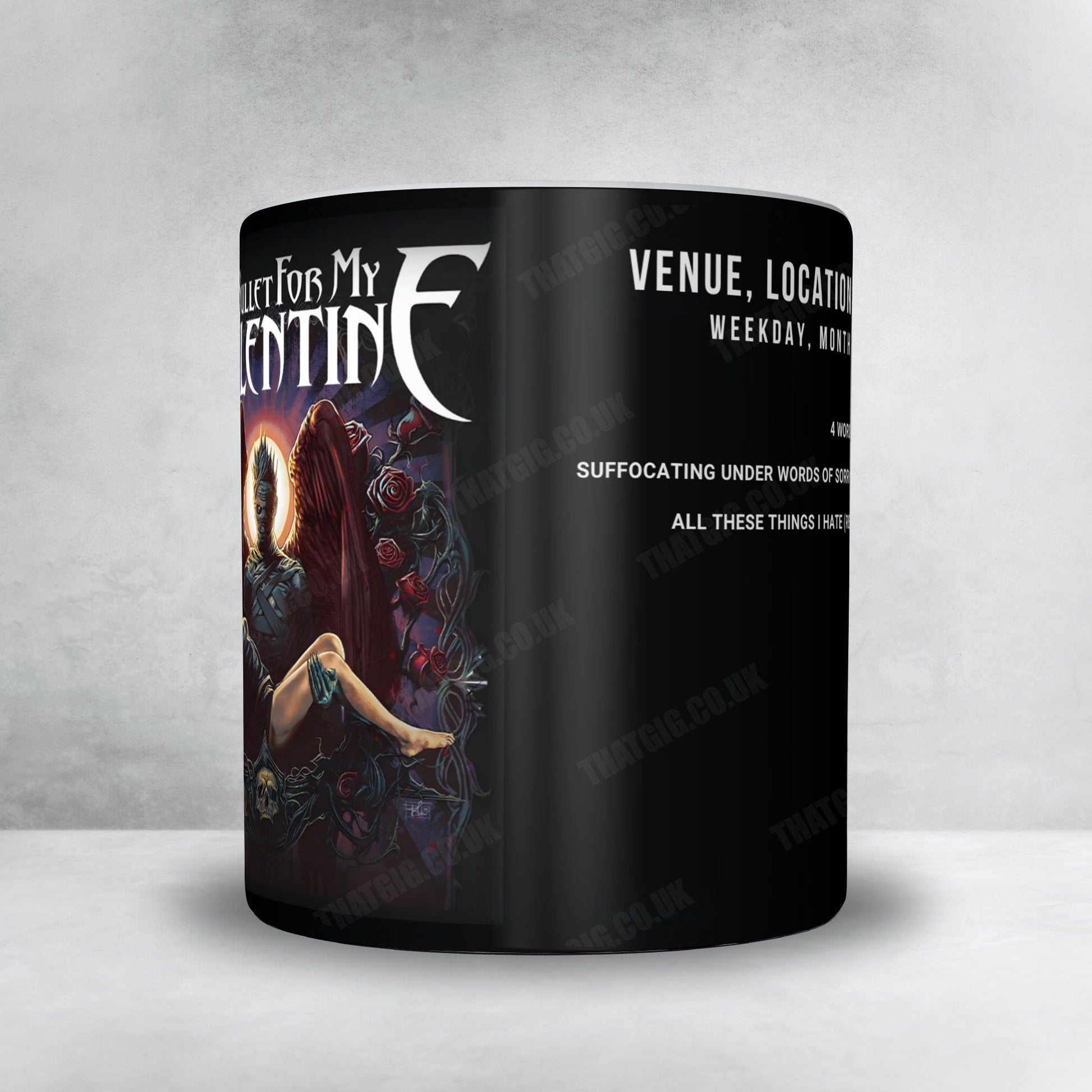 Bullet for My Valentine Setlist Mug - Eagle, Ysselsteyn - June 26th, 2025