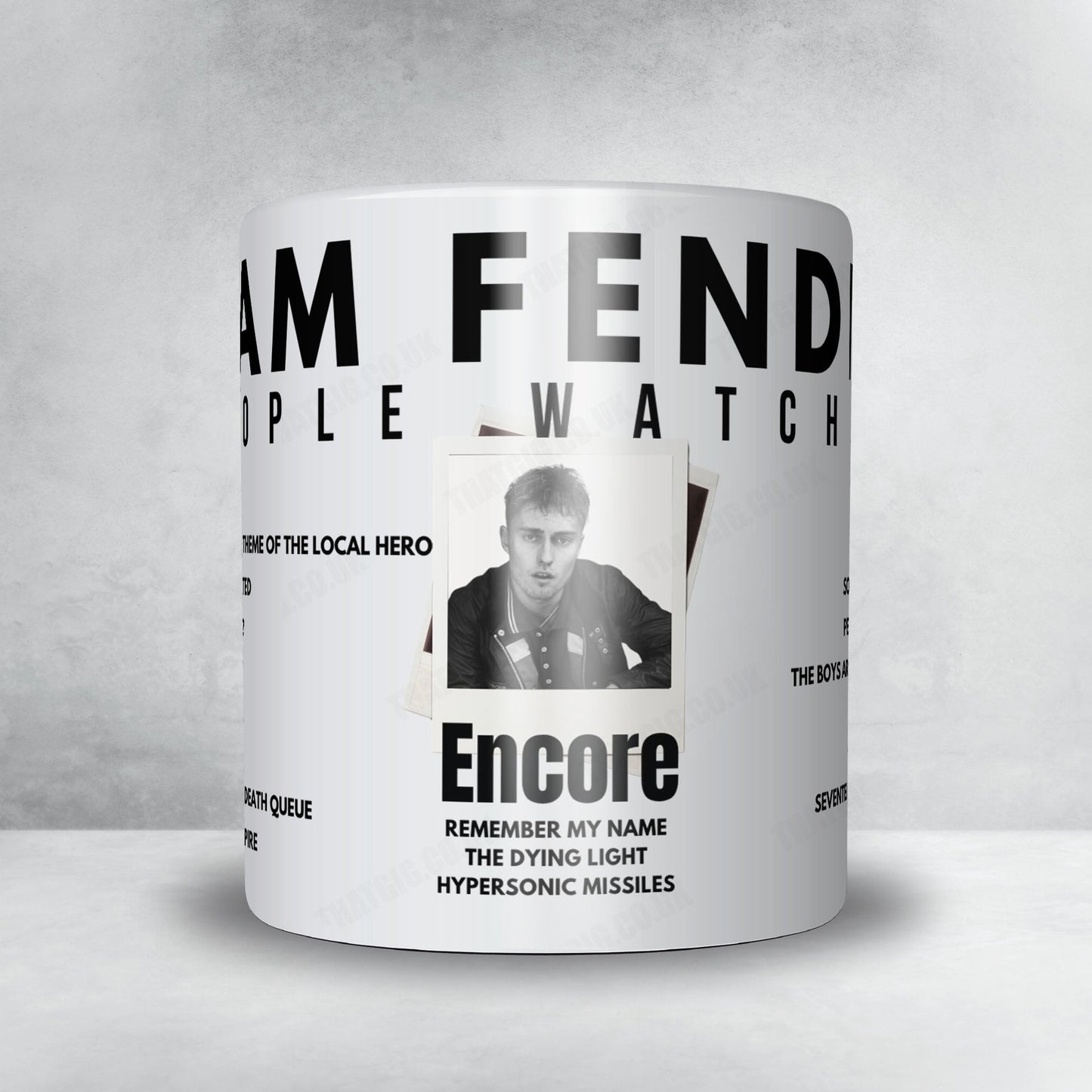 Sam Fender Setlist Mug - Stradbally Hall, Stradbally - August 30th, 2025