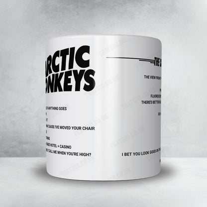 Arctic Monkeys Setlist Mug - Domaine national de Saint-Cloud, Saint-Cloud - August 25th, 2022