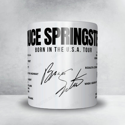Bruce Springsteen Setlist Mug - Brendan Byrne Arena, East Rutherford - August 8th, 1984