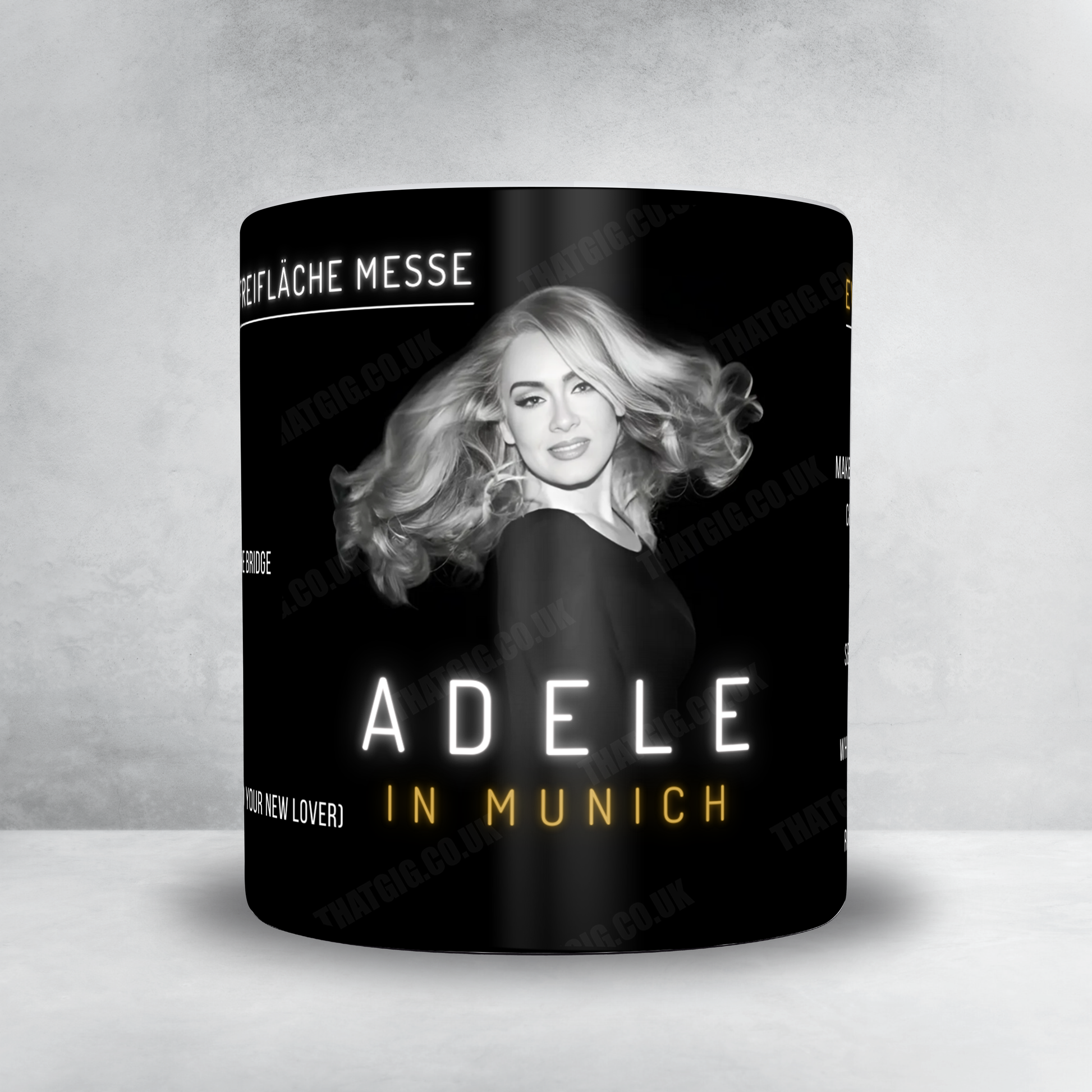 Adele Setlist Poster - Sonderfreifläche Messe, Munich - August 10th, 2024