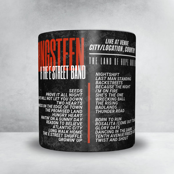 Bruce Springsteen Setlist Mug - Anfield, Liverpool - June 7th, 2025