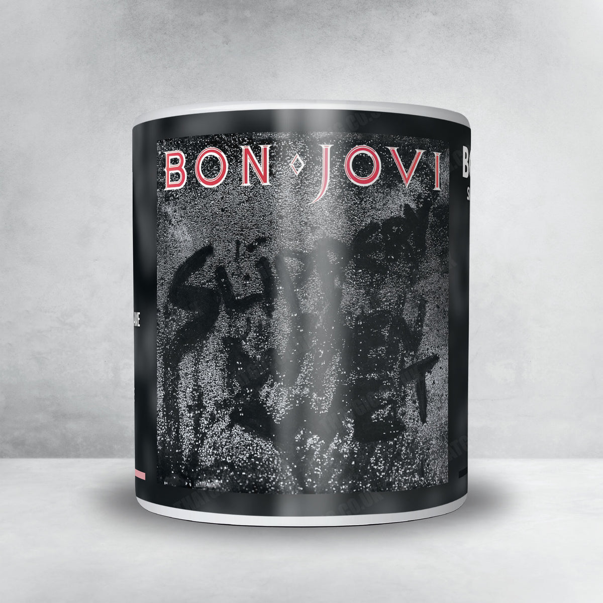 Bon Jovi "Slippery When Wet" Album Mug - Full Colour