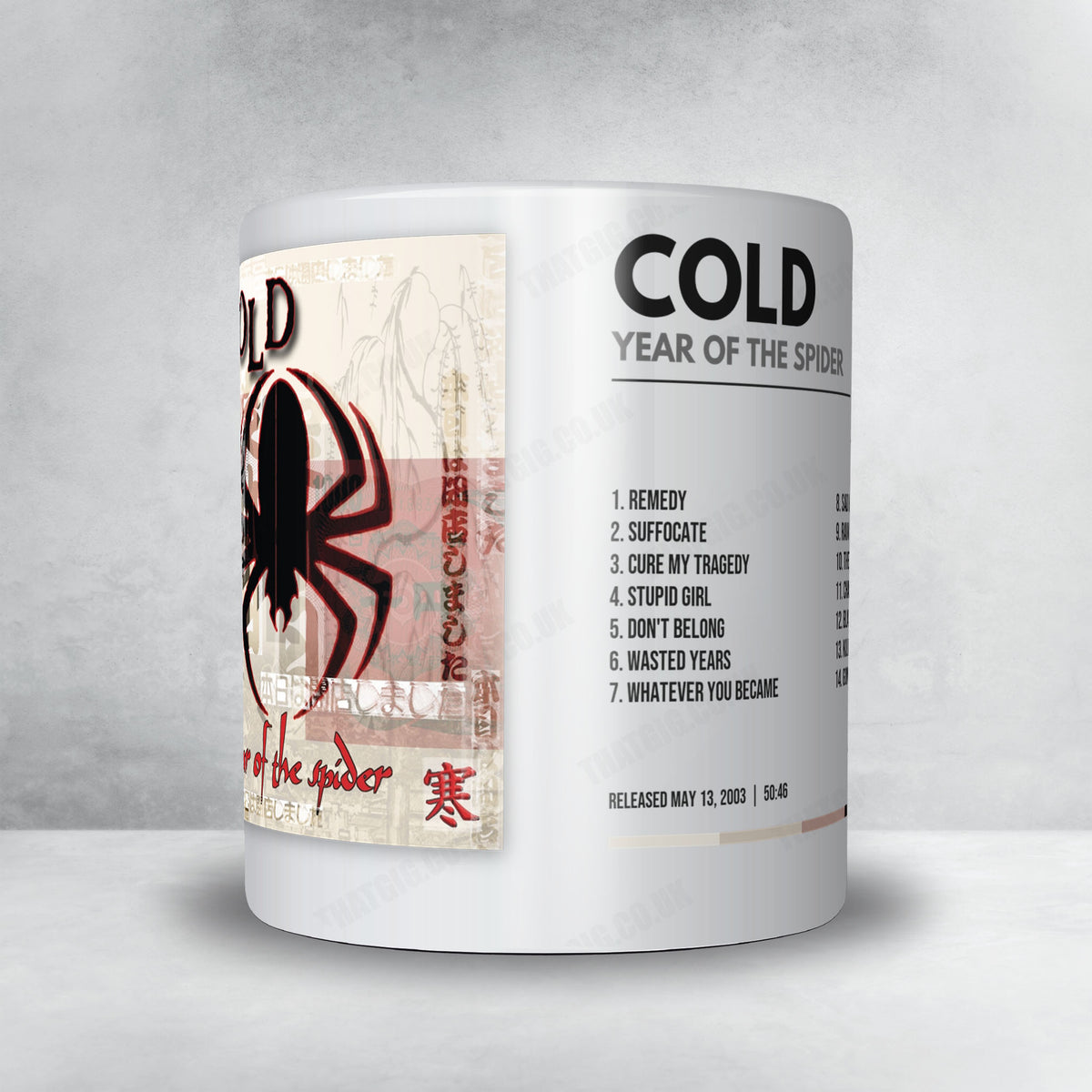 Cold "Year of the Spider" Album Mug - Minimal