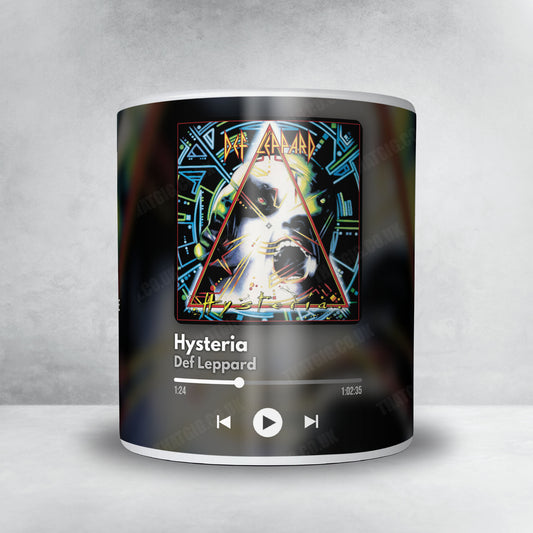 Def Leppard "Hysteria" Album Mug - Now Playing
