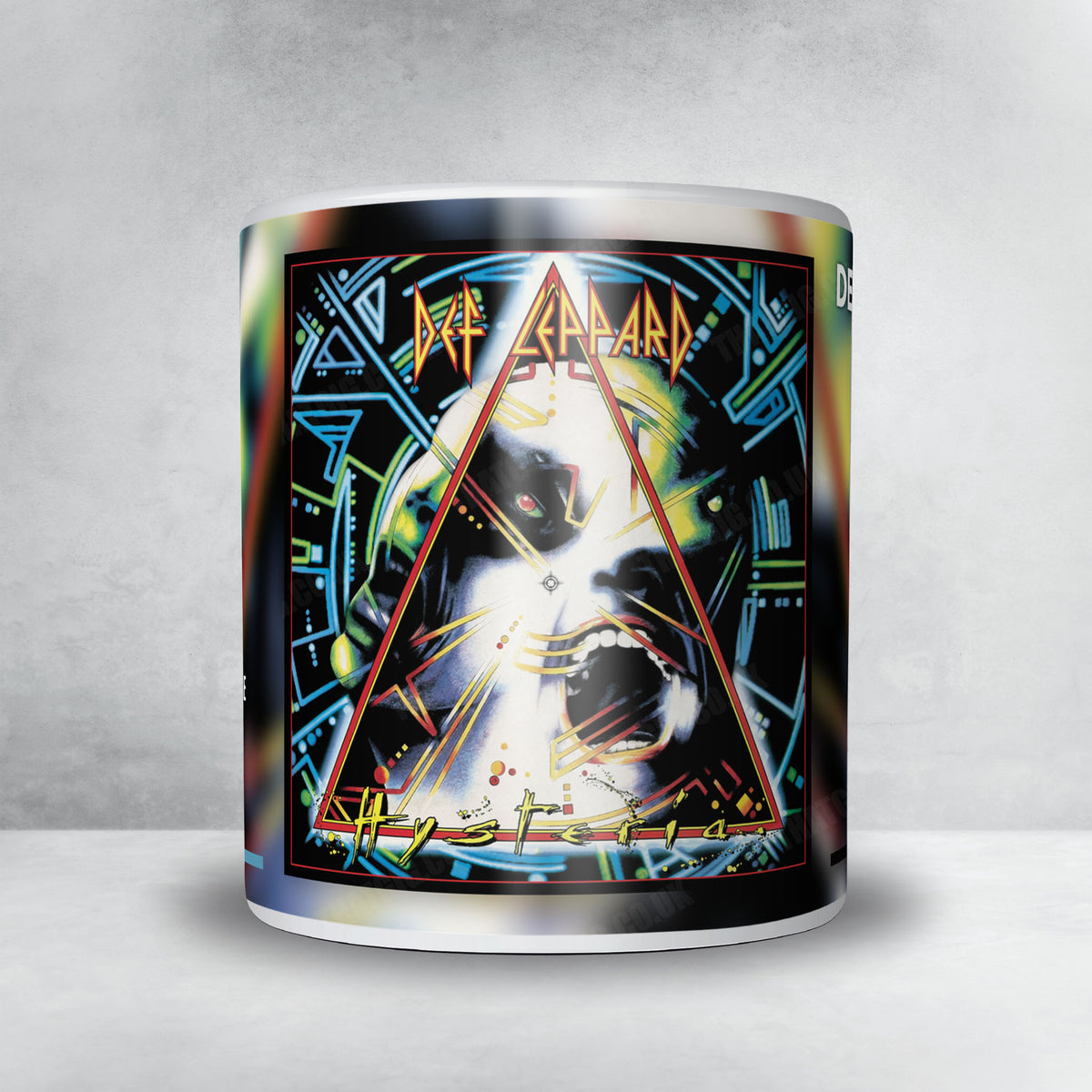 Def Leppard "Hysteria" Album Mug - Full Colour