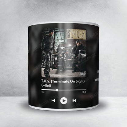 G-Unit "T·O·S (Terminate on Sight)" Album Mug - Now Playing