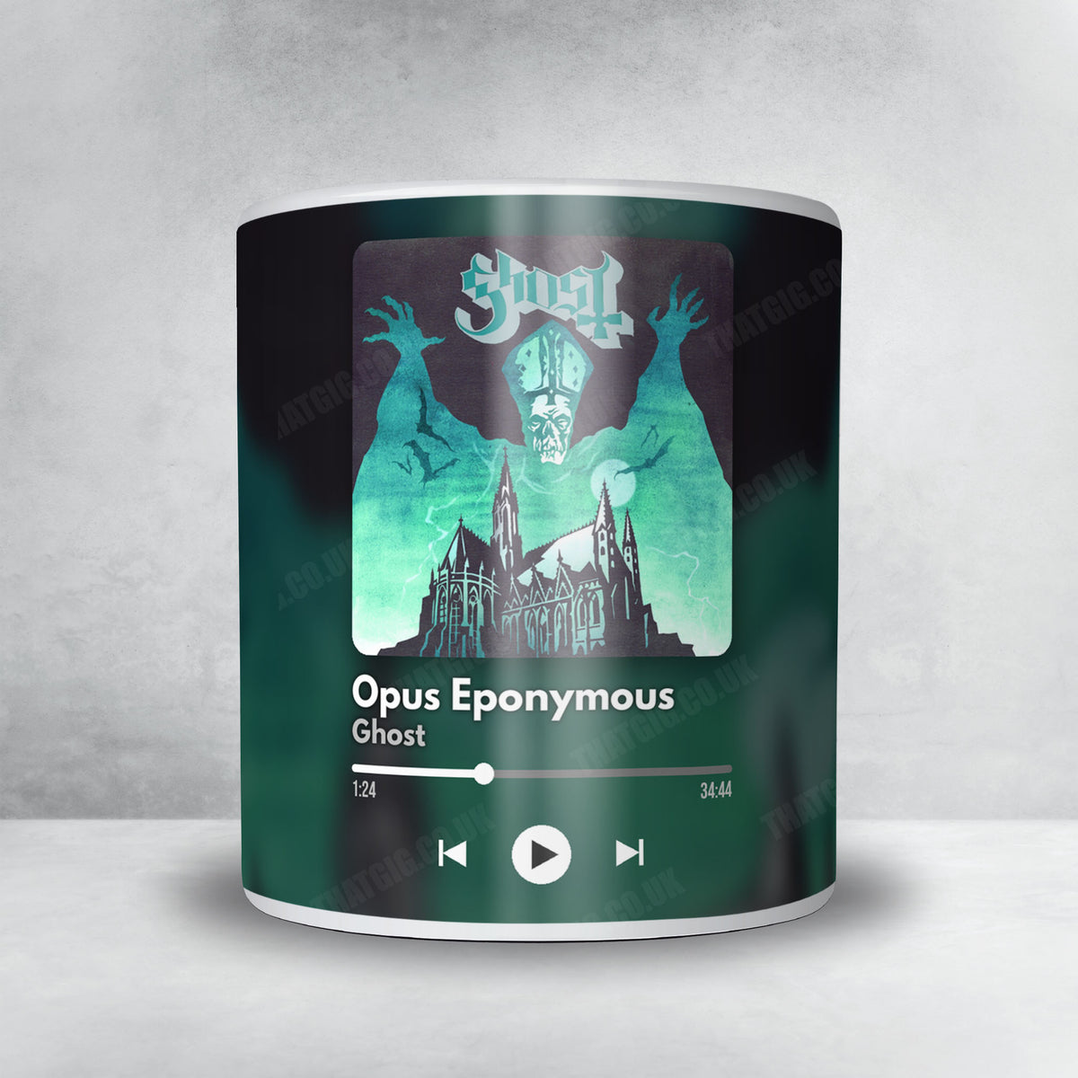 Ghost "Opus Eponymous" Album Mug - Now Playing
