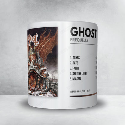 Ghost "Prequelle" Album Mug - Minimal