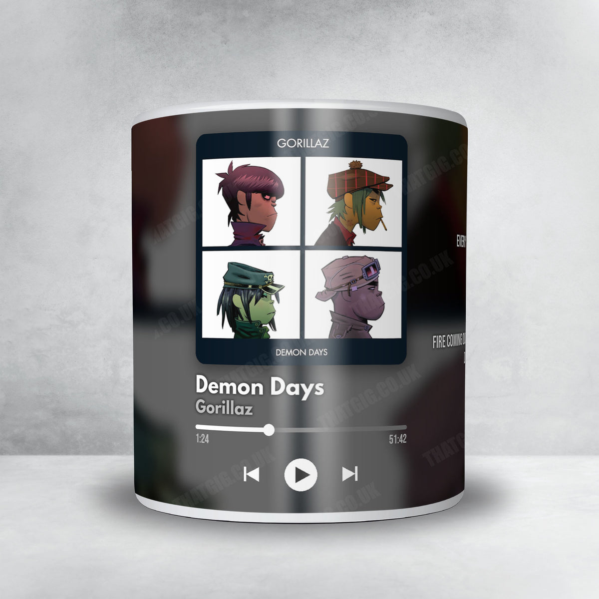 Gorillaz "Demon Days" Album Mug - Now Playing