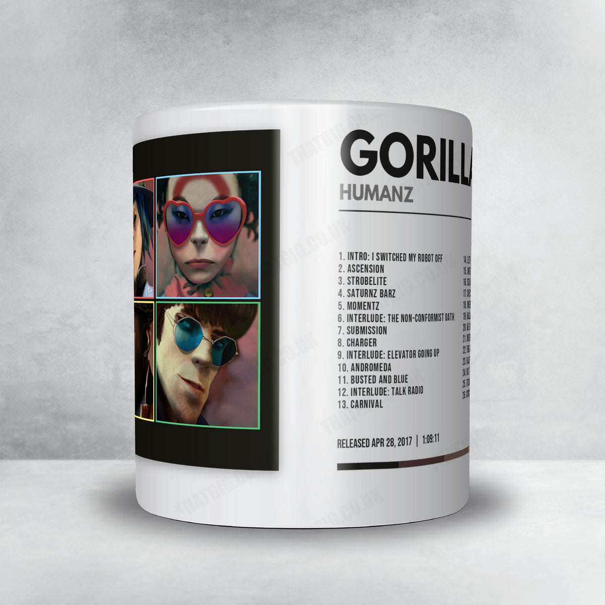 Gorillaz "Humanz" Album Mug - Minimal