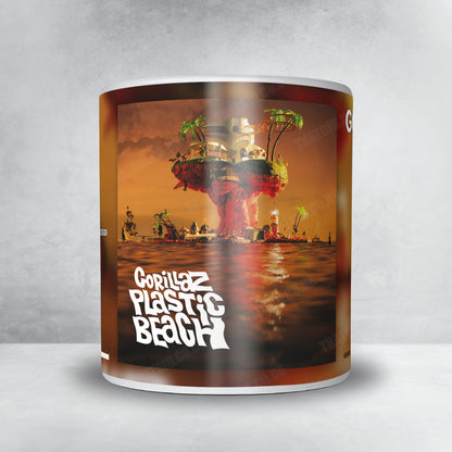 Gorillaz "Plastic Beach" Album Mug - Full Colour