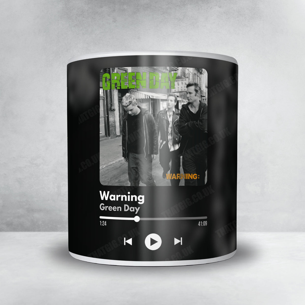 Green Day "Warning" Album Mug - Now Playing