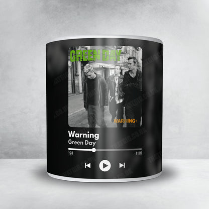 Green Day "Warning" Album Mug - Now Playing