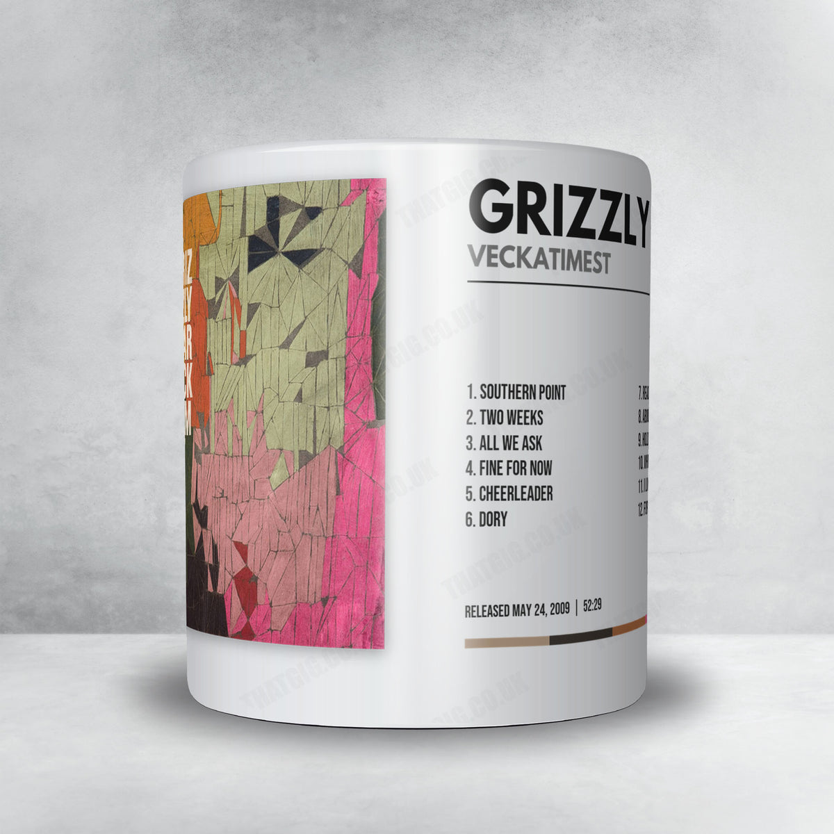 Grizzly Bear "Veckatimest" Album Mug - Minimal