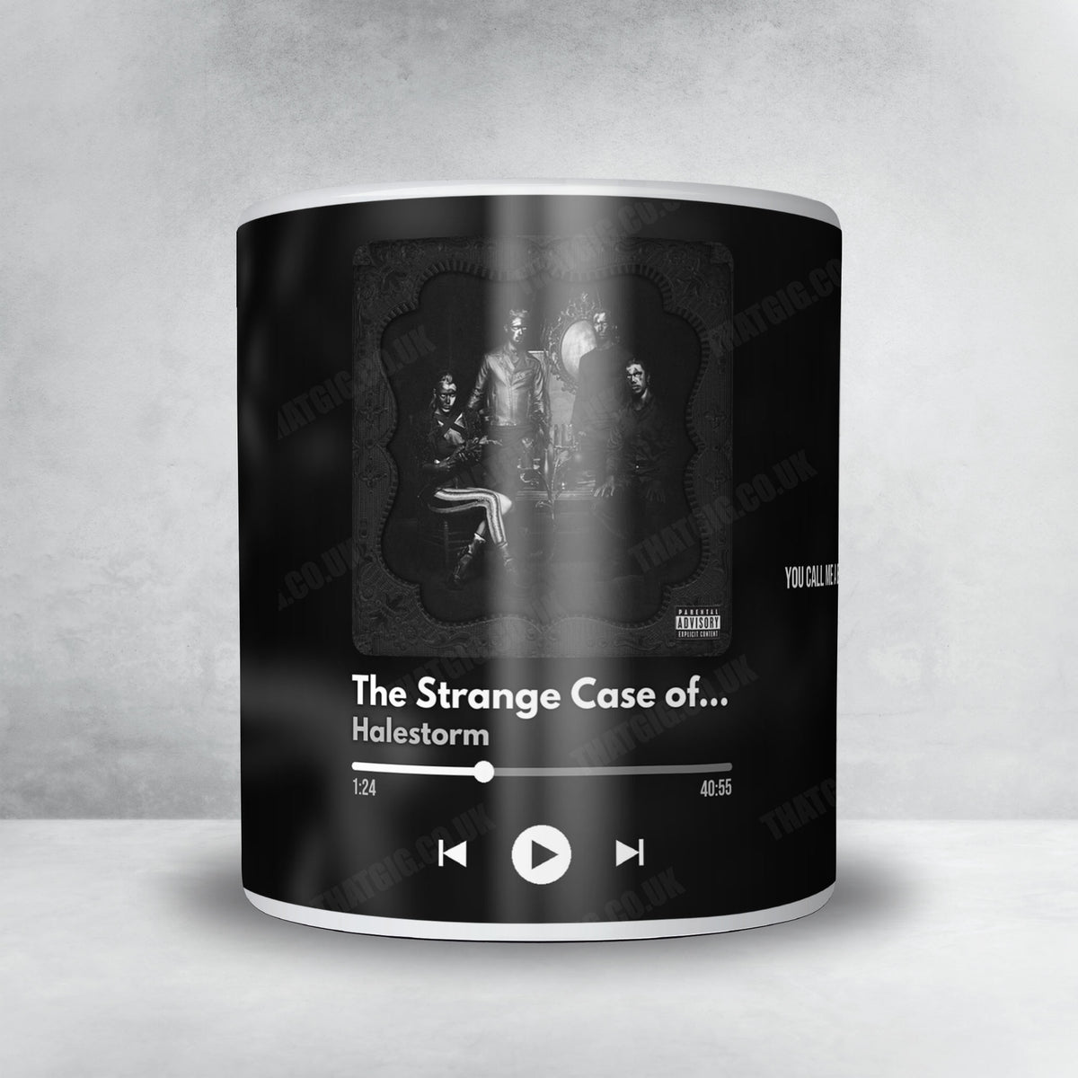 Halestorm "The Strange Case Of..." Album Mug - Now Playing