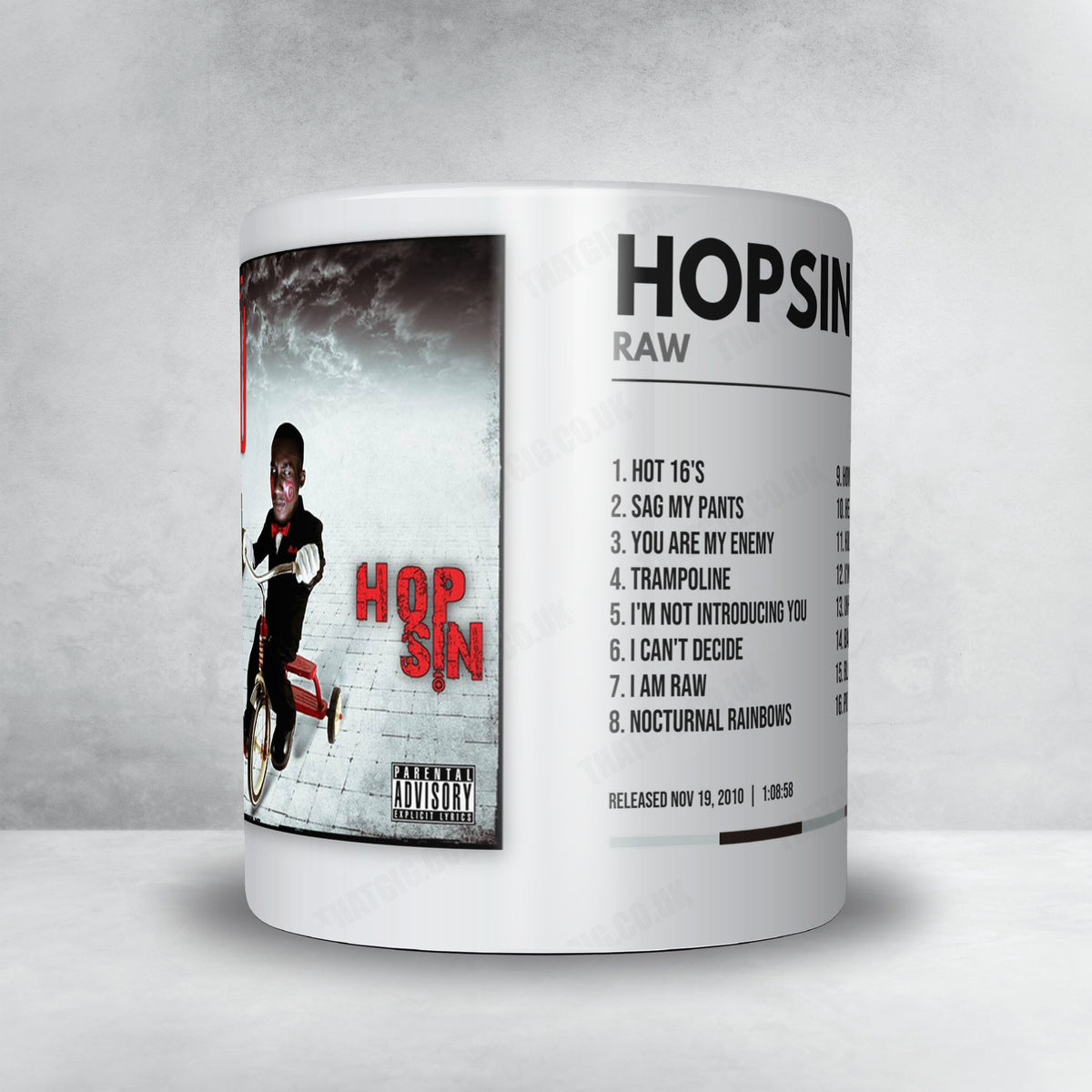 Hopsin "Raw" Album Mug - Minimal