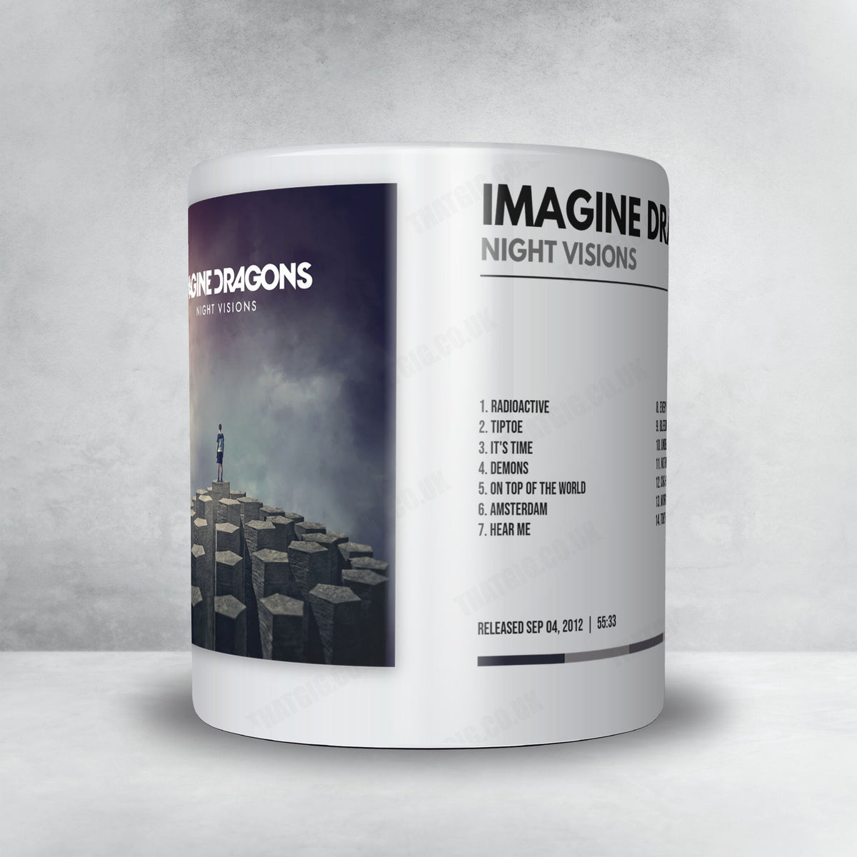 Imagine Dragons "Night Visions" Album Mug - Minimal