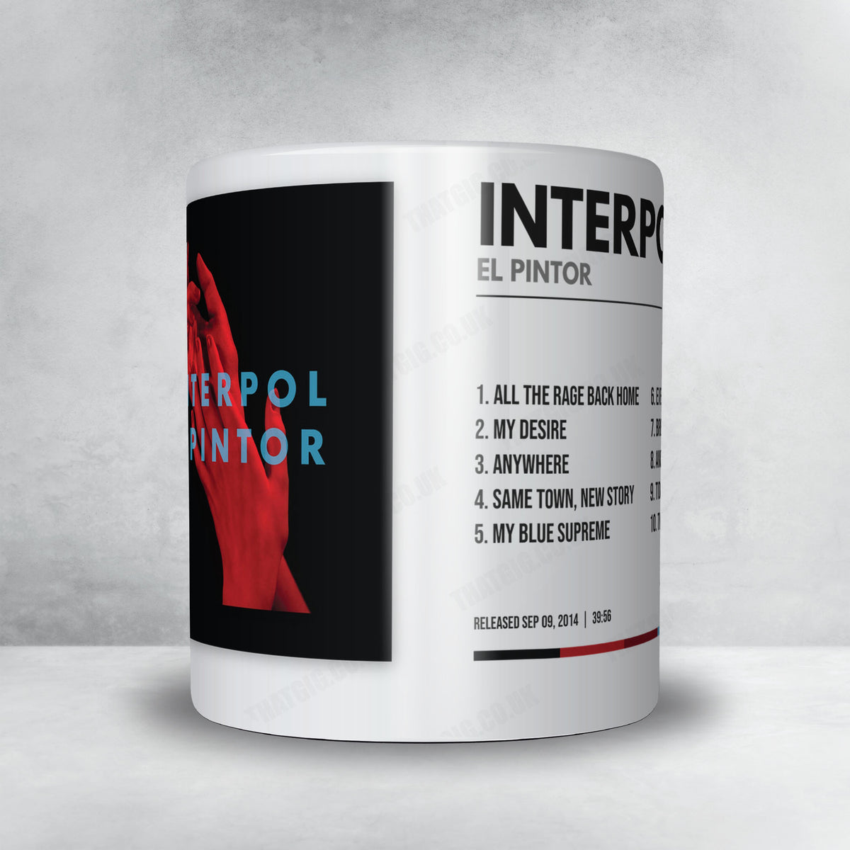 Interpol "El Pintor" Album Mug - Minimal