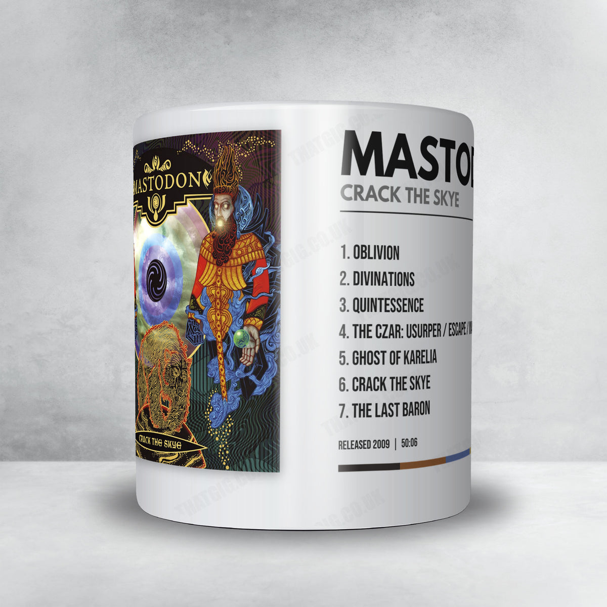 Mastodon "Crack the Skye" Album Mug - Minimal