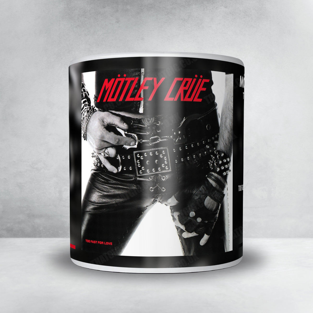 Mötley Crüe "Too Fast For Love" Album Mug - Full Colour