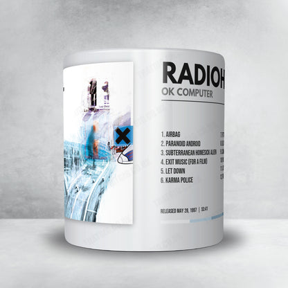 Radiohead "OK Computer" Album Mug - Minimal