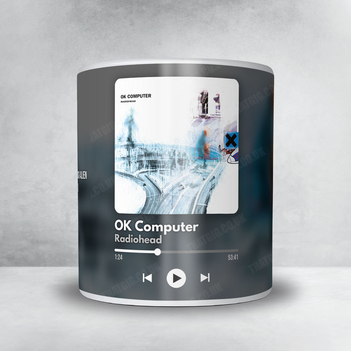 Radiohead "OK Computer" Album Mug - Now Playing