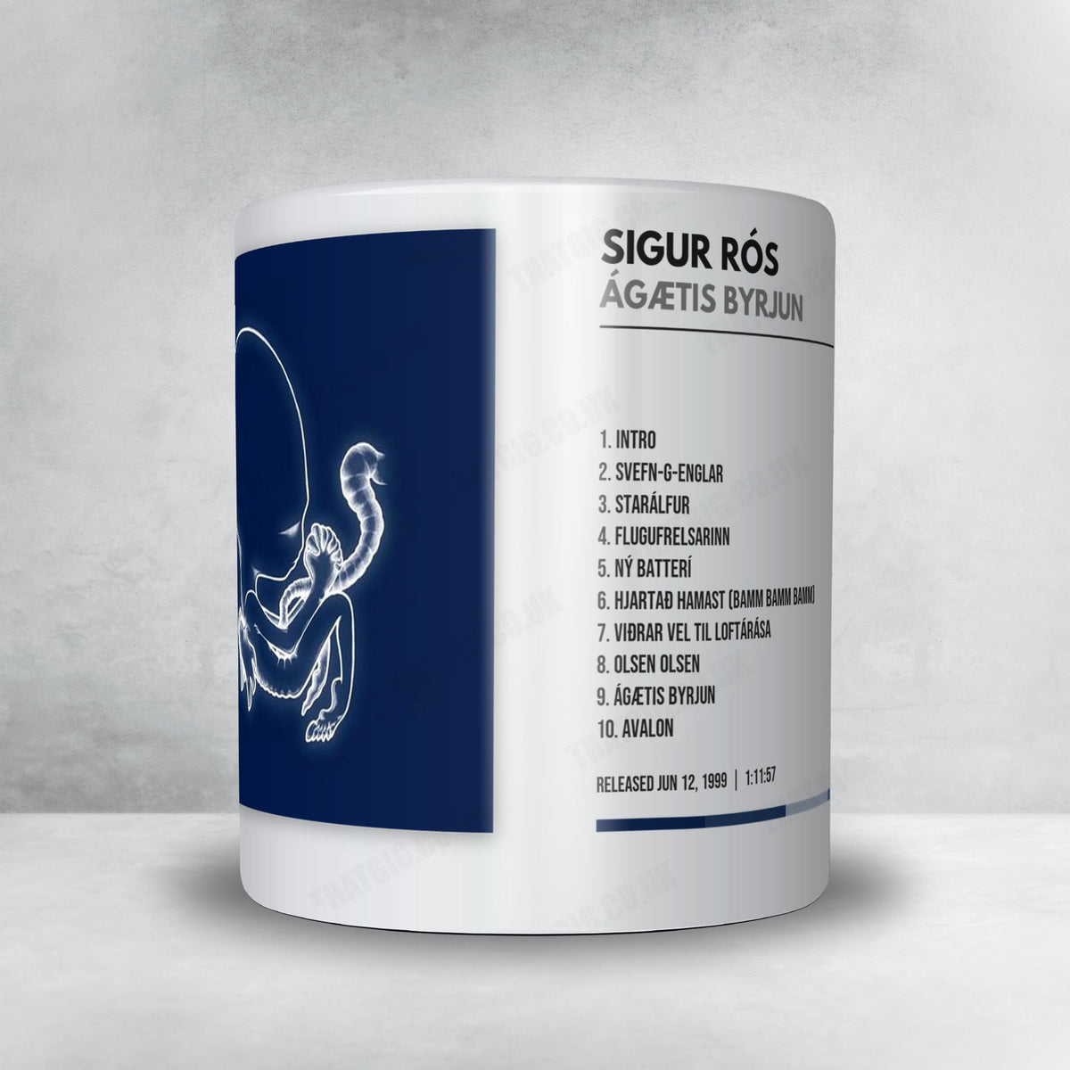 Sigur Rós "Ágætis byrjun" Album Mug - Minimal