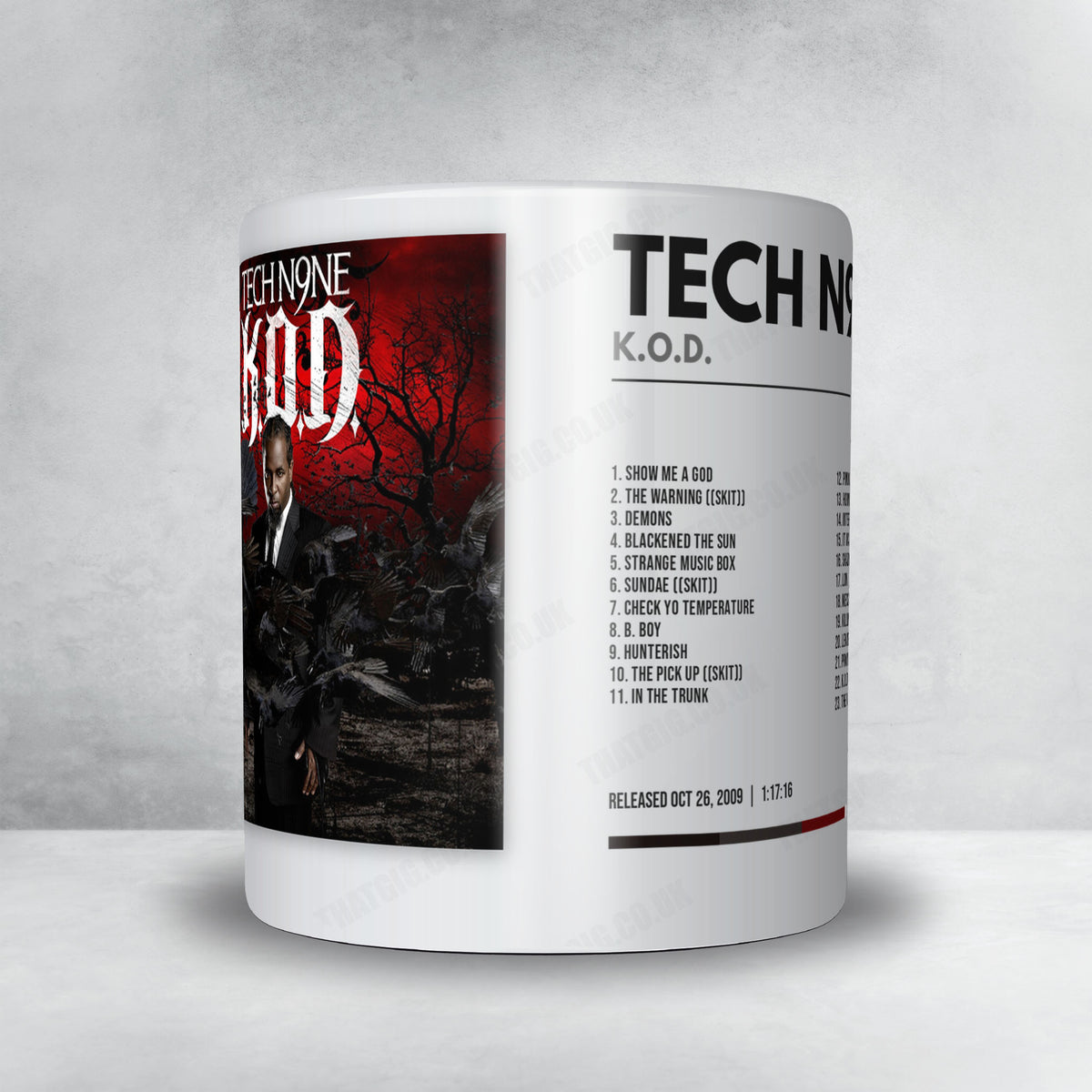 Tech N9ne "K.O.D." Album Mug - Minimal