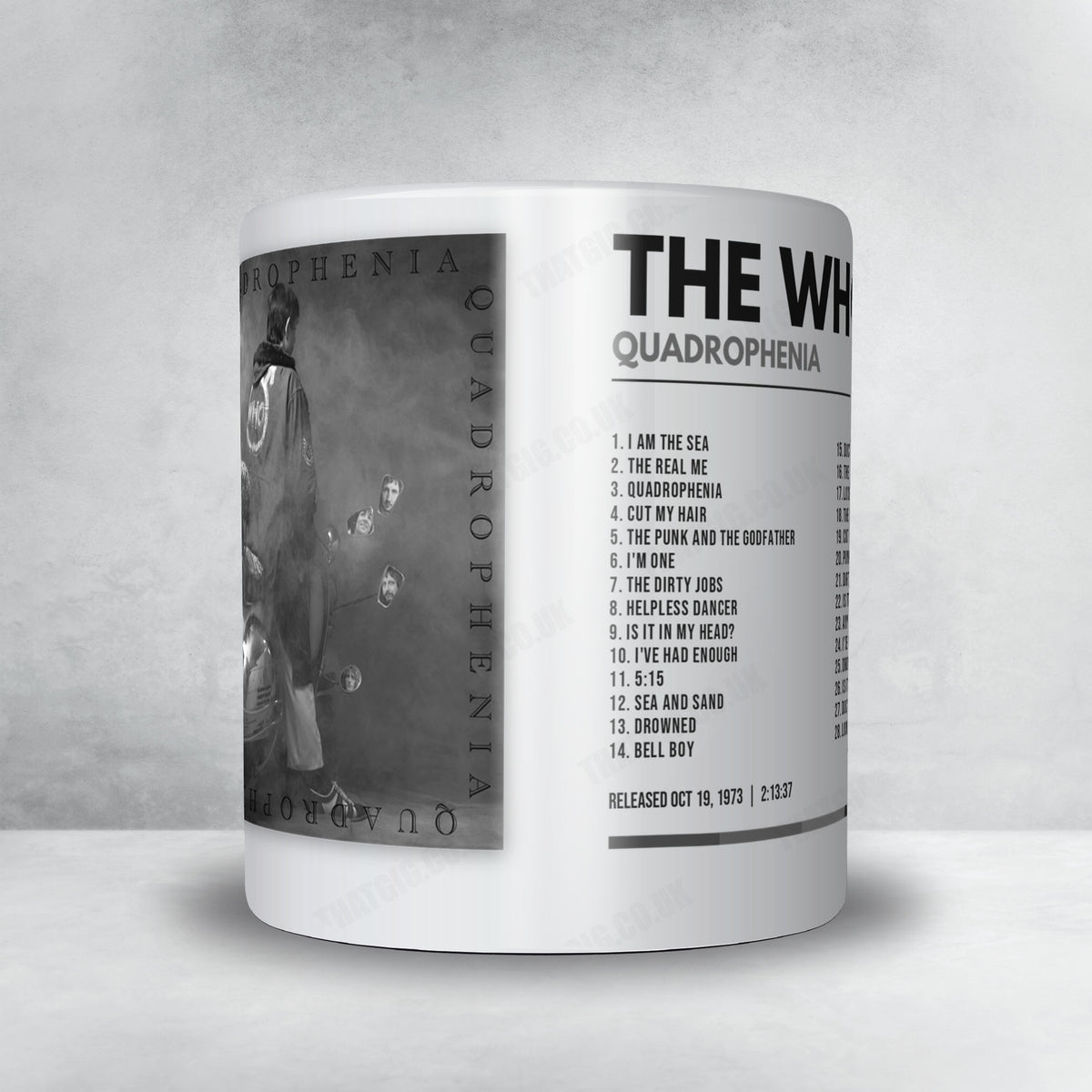 The Who "Quadrophenia" Album Mug - Minimal