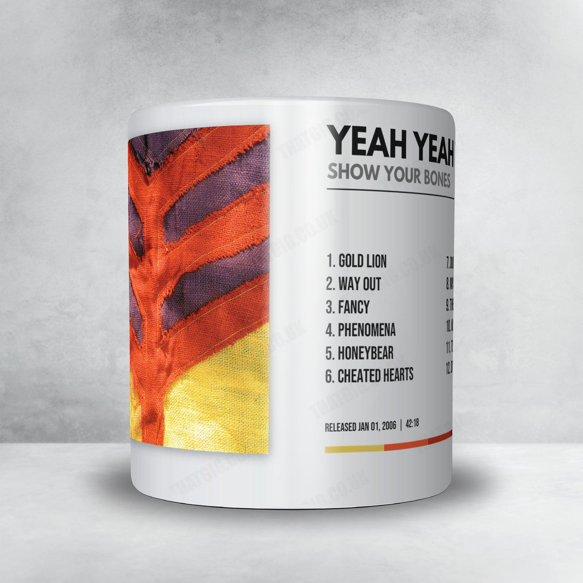 Yeah Yeah Yeahs "Show Your Bones" Album Mug - Minimal