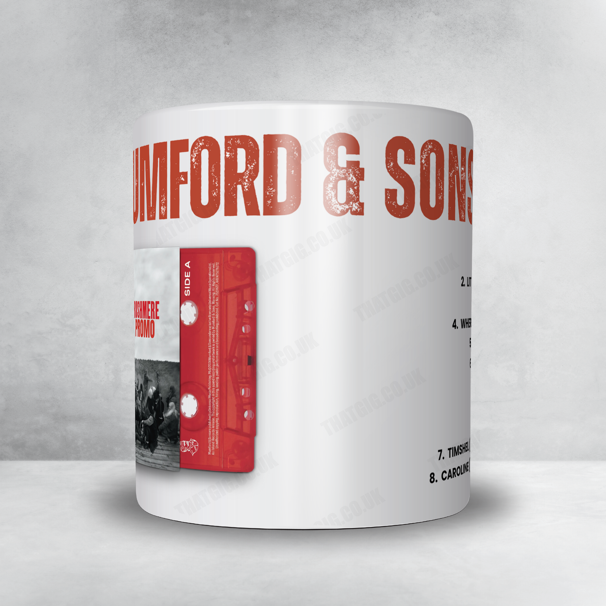 Mumford & Sons Setlist Poster - Flat Iron Square, London - March 4th, 2025