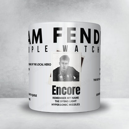 Sam Fender Setlist Mug - Boucher Road Playing Fields, Belfast - August 28th, 2025