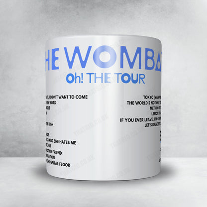 The Wombats Setlist Mug - Resident Music, Brighton - February 20th, 2025