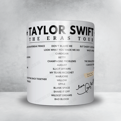 Taylor Swift Setlist Poster - Gillette Stadium, Foxborough - May 19th, 2023