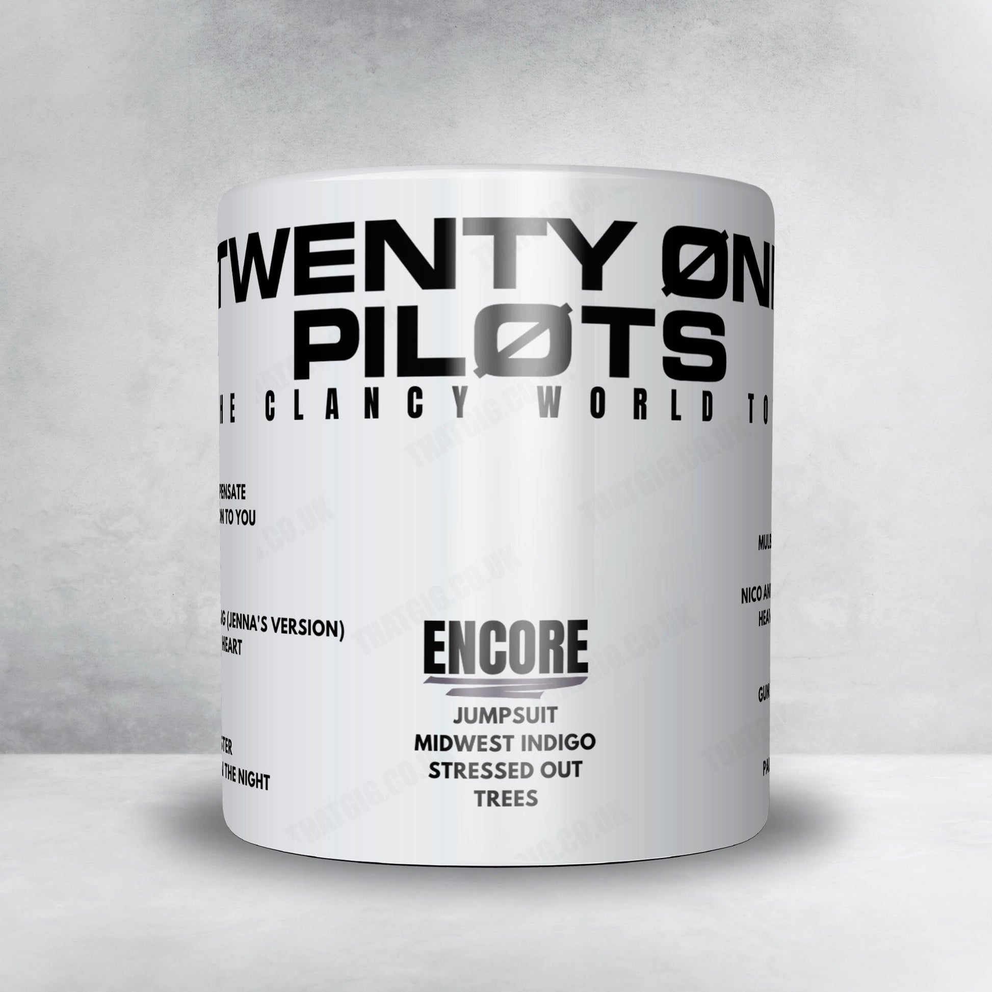 twenty one pilots Setlist Poster - United Center, Chicago - October 1st, 2024