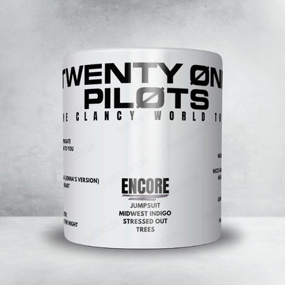 twenty one pilots Setlist Poster - Barclays Arena, Hamburg - April 7th, 2025