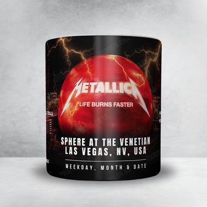 Metallica Setlist Mug - Sphere at The Venetian Resort, Las Vegas - March 6th, 2027