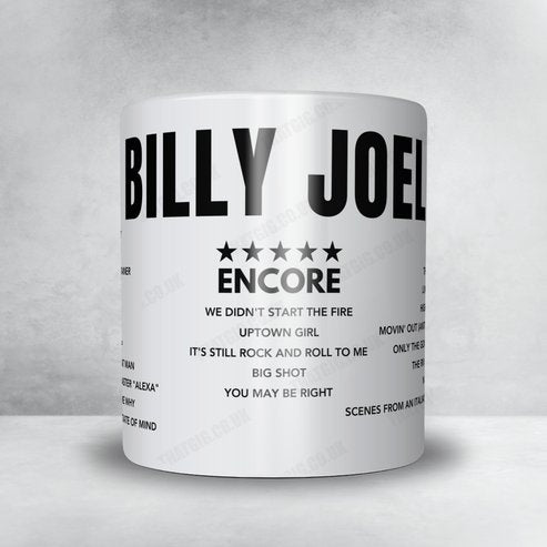 Billy Joel Setlist Mug - Madison Square Garden - December 20th, 2021