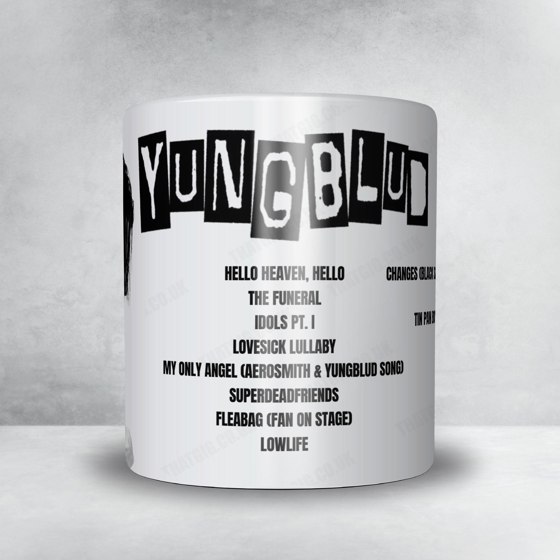 YUNGBLUD Setlist Mug - Eagles Ballroom, Milwaukee - September 9th, 2025